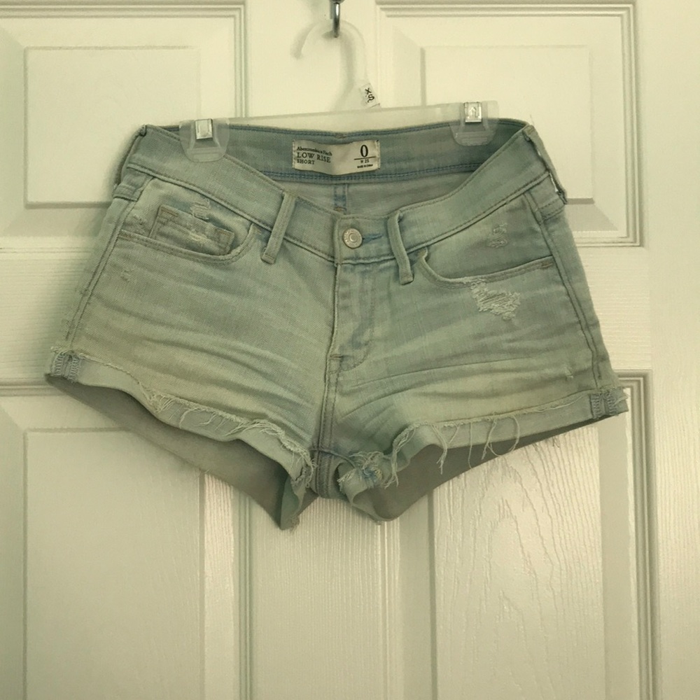 Abercrombie Low Rise Denim Shorts
